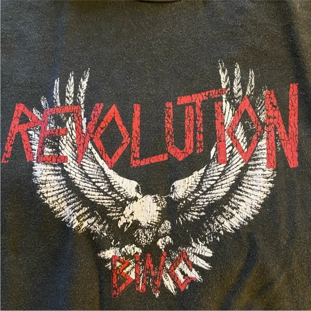 Anine Bing Revolution Washed Charcoal Sweatshirt - Picture 5 of 10